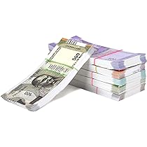 Velinor Indian Rupee Pretend Play Money Set for Kids - Educational Dummy Currency Notes Combo: Rs. 10, 20, 50, 100, 200, 500 (20 Each) - Realistic & Colorful Learning : Amazon.in: Toys & Games